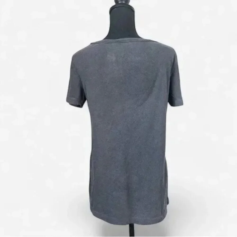 Chaser American Flag Slub Tee Gray Size L - Picture 3 of 11